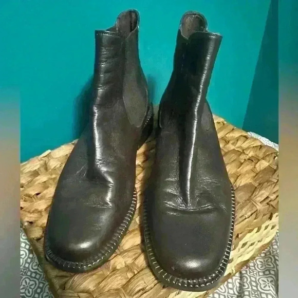 Hugo Buscati Brown Leather Ankle Boots Size: 7m - Picture 5 of 8
